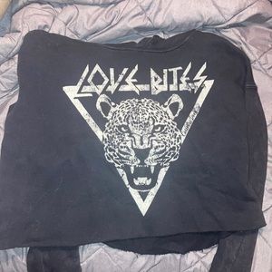 Cropped hoodie